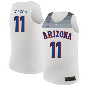 Aaron Gordon Arizona Wildcats Basketball Kow Jersey-White