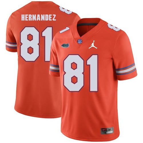 Aaron Hernandez Florida Gators Football Kow Jersey - Orange