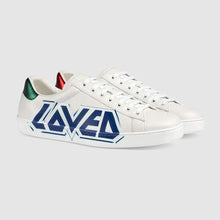 Load image into Gallery viewer, Ace sneaker with Loved print