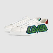 Load image into Gallery viewer, Ace sneaker with Loved print