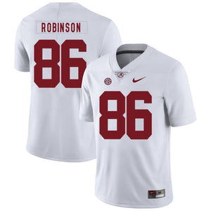 A'Shawn Robinson Alabama Crimson Tide Football Kow Jersey-White