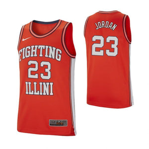 Aaron Jordan Illinois Fighting Illini Basketball Kow Jersey - Red