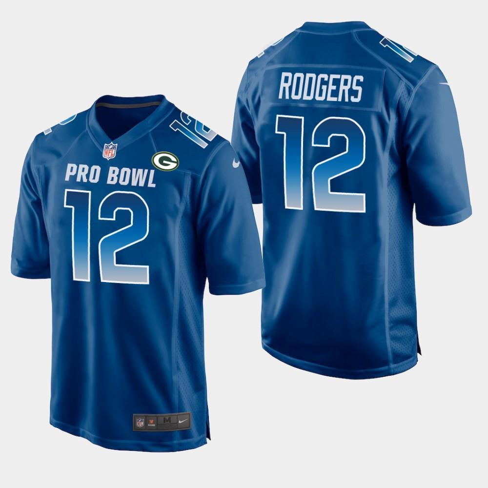 Aaron Rodgers Green Bay Packers NFC 2019 Pro Bowl Game Kow Jersey