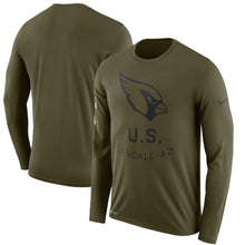 Load image into Gallery viewer, Arizona Cardinals Salute To Service Long Sleeve Shirt