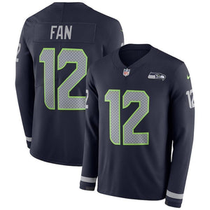 12s Seattle Seahawks Therma Long Sleeve Kow Jersey