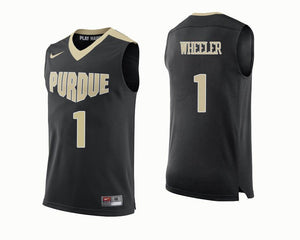 Aaron Wheeler Purdue Boilermakers Basketball Kow Jersey