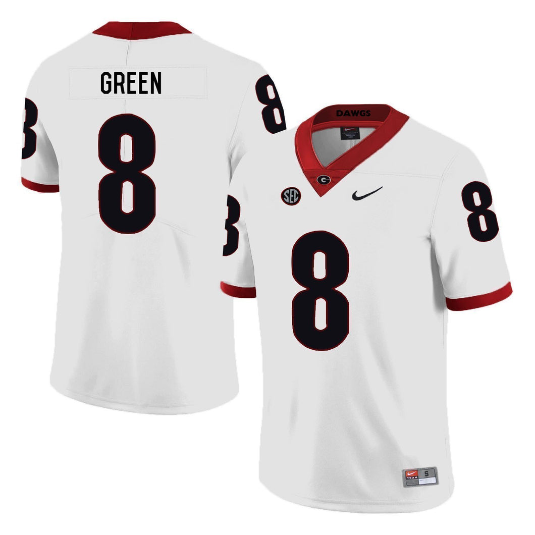 A.J. Green Georgia Bulldogs Football Kow Jersey White