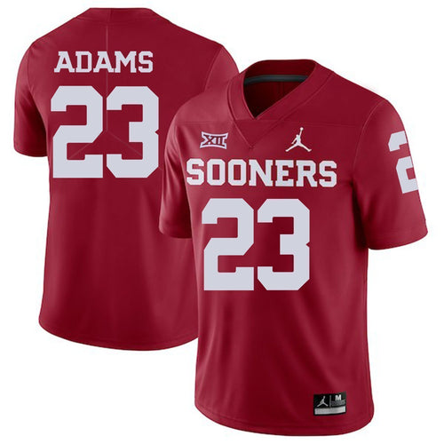 Abdul Adams Oklahoma Sooners Jordan Football Kow Jersey - Red