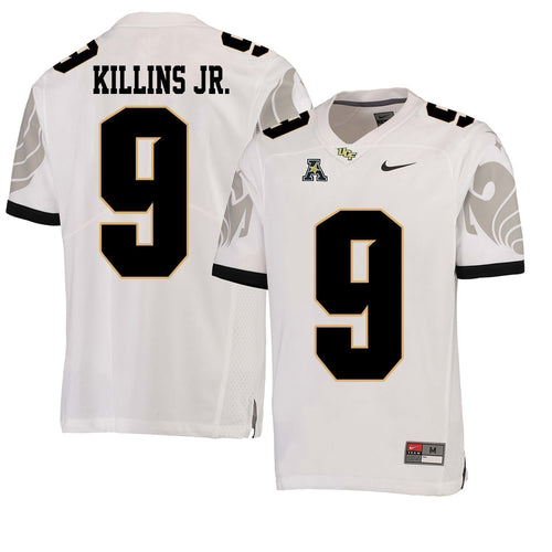 Adrian Killins Jr UCF Knights Football Kow Jersey White