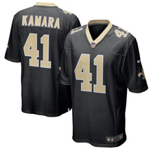 Load image into Gallery viewer, Alvin Kamara 41 New Orleans Saints Black Game Kow Jersey