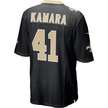 Load image into Gallery viewer, Alvin Kamara 41 New Orleans Saints Black Game Kow Jersey