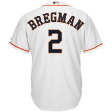 Load image into Gallery viewer, Alex Bregman 2 Houston Astros Home Official Cool Base Player Replica Kow Jersey