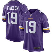 Load image into Gallery viewer, Adam Thielen 19 Minnesota Vikings White Game Kow Jersey