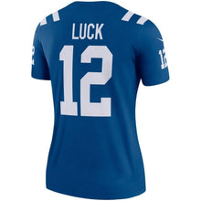 Load image into Gallery viewer, Andrew Luck Indianapolis Colts Women's Royal Legend Kow Jersey