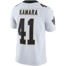 Load image into Gallery viewer, Alvin Kamara 41 New Orleans Saints White Vapor Untouchable Limited Kow Jersey