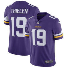 Load image into Gallery viewer, Adam Thielen 19 Minnesota Vikings Purple Vapor Untouchable Limited Kow Jersey