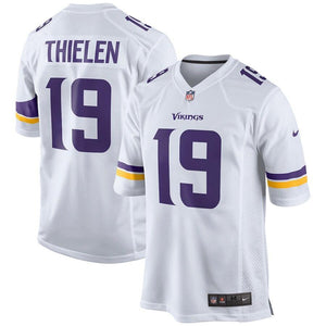 Adam Thielen 19 Minnesota Vikings White Game Kow Jersey