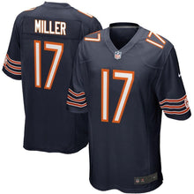 Load image into Gallery viewer, Anthony Miller 17 Chicago Bears Navy Game Kow Jersey