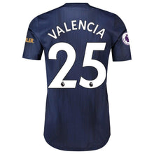 Load image into Gallery viewer, Antonio Valencia Manchester United adidas 2018/19 Third Authentic Player Kow Jersey – Navy