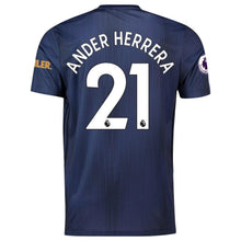 Load image into Gallery viewer, Ander Herrera Manchester United adidas 2018/19 Third Replica Player Kow Jersey – Navy