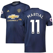 Load image into Gallery viewer, Anthony Martial Manchester United adidas 2018/19 Third Replica Player Kow Jersey – Navy