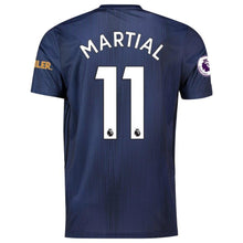 Load image into Gallery viewer, Anthony Martial Manchester United adidas 2018/19 Third Replica Player Kow Jersey – Navy