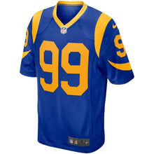 Load image into Gallery viewer, Aaron Donald 99 Los Angeles Rams Royal Player Game Kow Jersey