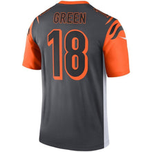 Load image into Gallery viewer, A.J. Green 18 Cincinnati Bengals Nike Silver Inverted Legend Kow Jersey