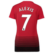 Load image into Gallery viewer, Alexis Sanchez Manchester United adidas Women's 18/19 Home Replica Kow Jersey – Red