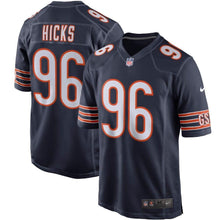 Load image into Gallery viewer, Akiem Hicks 96 Chicago Bears Player Game Kow Jersey