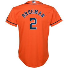 Load image into Gallery viewer, Alex Bregman 2 Houston Astros Youth Navy Alternate Official Cool Base Player Kow Jersey