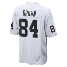 Load image into Gallery viewer, Antonio Brown 84 Oakland Raiders Game Kow Jersey