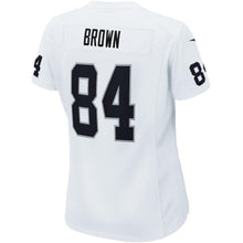 Load image into Gallery viewer, Antonio Brown 84 Oakland Raiders Women's Game Kow Jersey