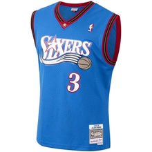 Load image into Gallery viewer, Allen Iverson Philadelphia 76ers Hardwood Classics Swingman Kow Jersey