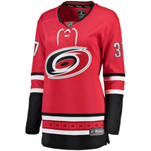 Load image into Gallery viewer, Andrei Svechnikov Carolina Hurricanes  Branded Women's Home Breakaway Player Kow Jersey – Red