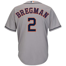 Load image into Gallery viewer, Alex Bregman 2 Houston Astros Home Official Cool Base Player Replica Kow Jersey