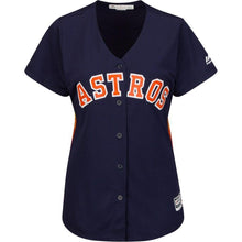 Load image into Gallery viewer, Alex Bregman Houston Astros Women's Navy Alternate Cool Base Player Kow Jersey