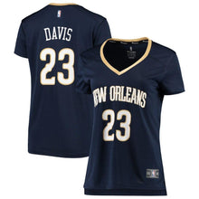 Load image into Gallery viewer, Anthony Davis New Orleans Pelicans Women's Fast Break Replica Kow Jersey - Icon Edition – Navy
