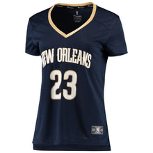 Load image into Gallery viewer, Anthony Davis New Orleans Pelicans Women's Fast Break Replica Kow Jersey - Icon Edition – Navy