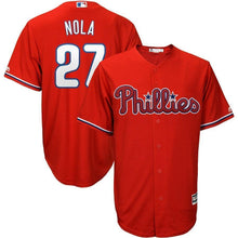 Load image into Gallery viewer, Aaron Nola 27 Philadelphia Phillies Alternate Official Cool Base Player Kow Jersey