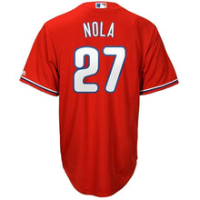 Load image into Gallery viewer, Aaron Nola 27 Philadelphia Phillies Alternate Official Cool Base Player Kow Jersey