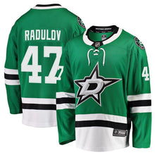 Load image into Gallery viewer, Alexander Radulov 47 Dallas Stars Youth Kelly Green Breakaway Player Kow Jersey