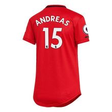 Load image into Gallery viewer, Andreas Pereira Manchester United adidas Women's 2019/20 Home Replica Player Kow Jersey – Red