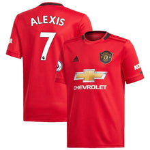 Load image into Gallery viewer, Alexis Sánchez Manchester United adidas Youth 2019/20 Home Replica Player Kow Jersey – Red