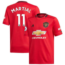Load image into Gallery viewer, Anthony Martial Manchester United adidas Youth 2019/20 Home Replica Player Kow Jersey – Red