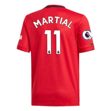 Load image into Gallery viewer, Anthony Martial Manchester United adidas Youth 2019/20 Home Replica Player Kow Jersey – Red
