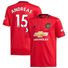 Load image into Gallery viewer, Andreas Pereira Manchester United adidas Youth 2019/20 Home Replica Player Kow Jersey – Red