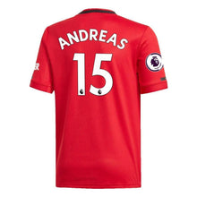 Load image into Gallery viewer, Andreas Pereira Manchester United adidas Youth 2019/20 Home Replica Player Kow Jersey – Red