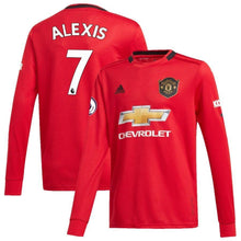 Load image into Gallery viewer, Alexis Sánchez Manchester United adidas Youth 2019/20 Home Replica Long Sleeve Player Kow Jersey – Red