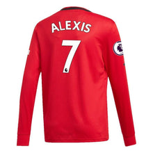 Load image into Gallery viewer, Alexis Sánchez Manchester United adidas Youth 2019/20 Home Replica Long Sleeve Player Kow Jersey – Red